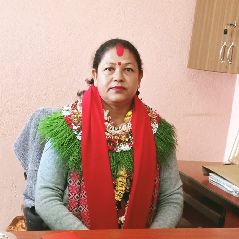 Deputy mayor Kamala Basnet